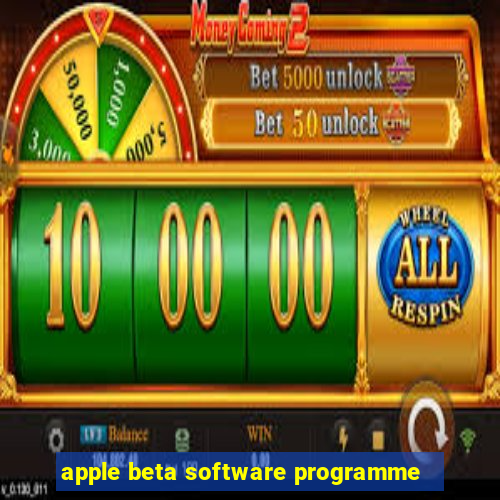 apple beta software programme